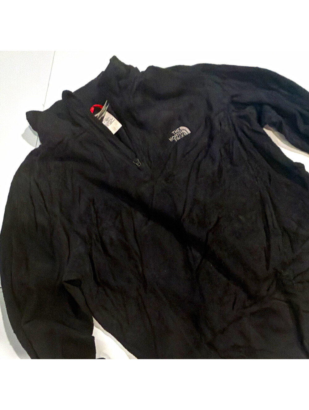 The North Face Women’s M Black Fleece 1/4 Zip Mock Neck Logo Sweatshirt
